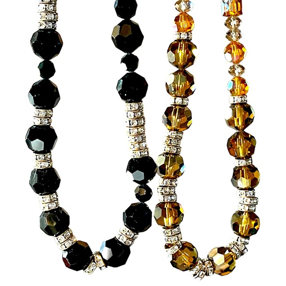 Swarovski Crystals Hand Beaded Necklace - Picture 11 of 13